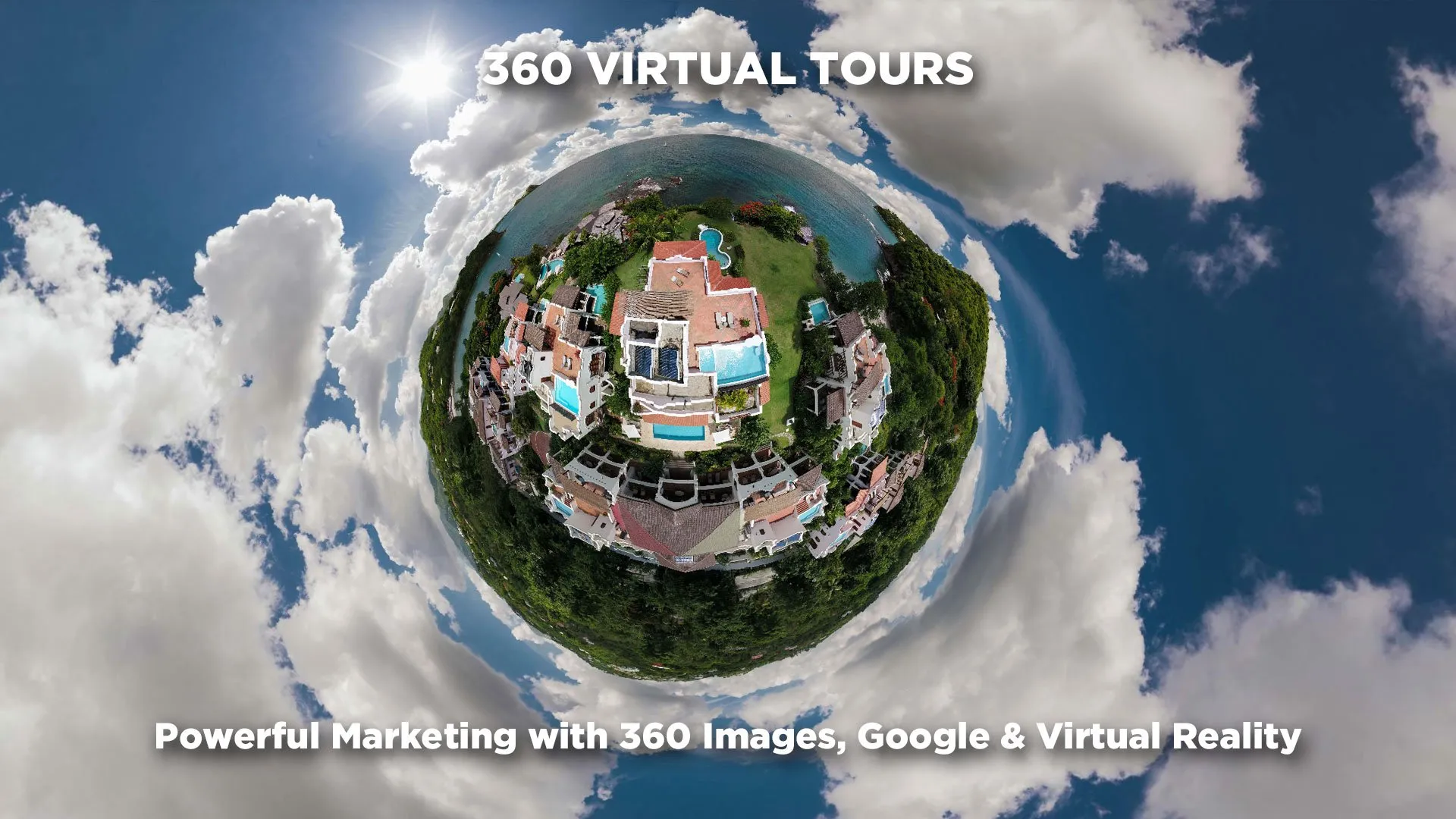 VR 360 Tiny Planet View